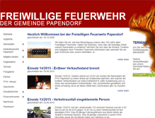 Tablet Screenshot of ffw-papendorf.de